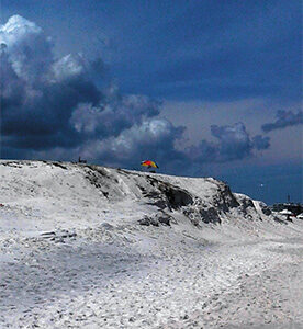 Barraca de Praia solitária